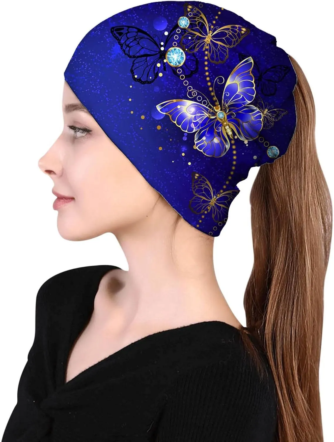Beanie Chemo Hat Cancer Headwear Skull Hat Knitted Hat Scarf Nightcap Skull Cap for Women Men