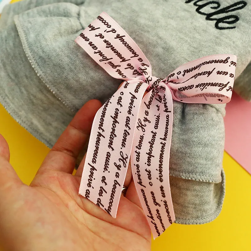 Bow Letter Print Pet Dress