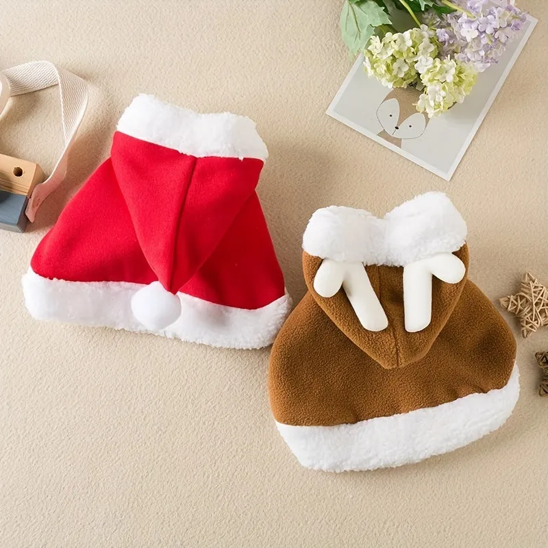 Cat Christmas Outfits Dog Cat Santa Claus Outfit