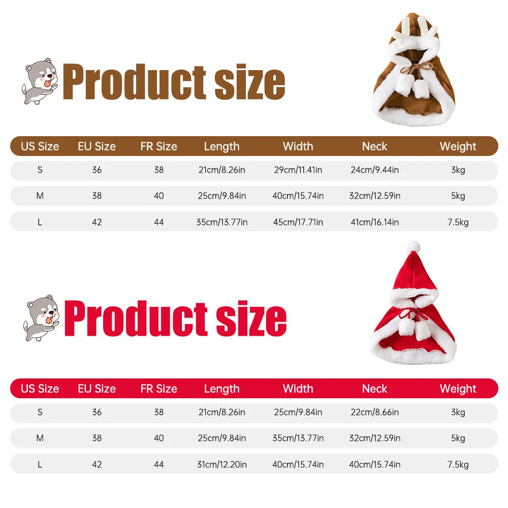 Cat Christmas Outfits Dog Cat Santa Claus Outfit