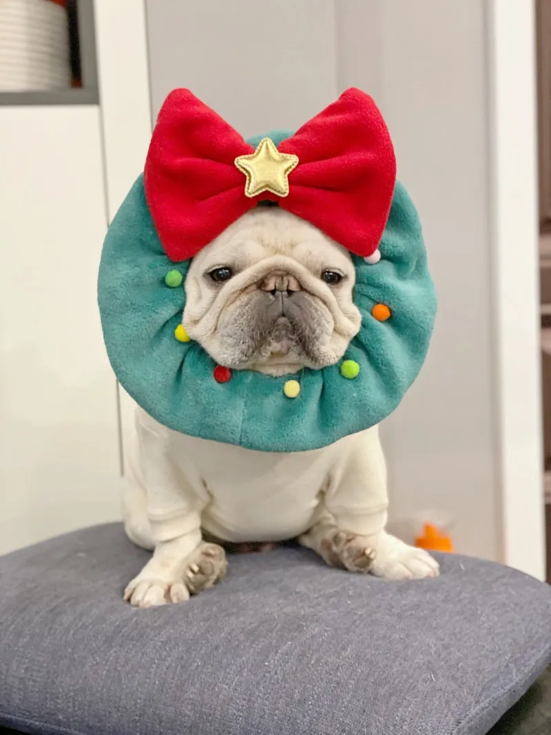 Christmas Tree Big Ribbon Bow Star Mascot Hat