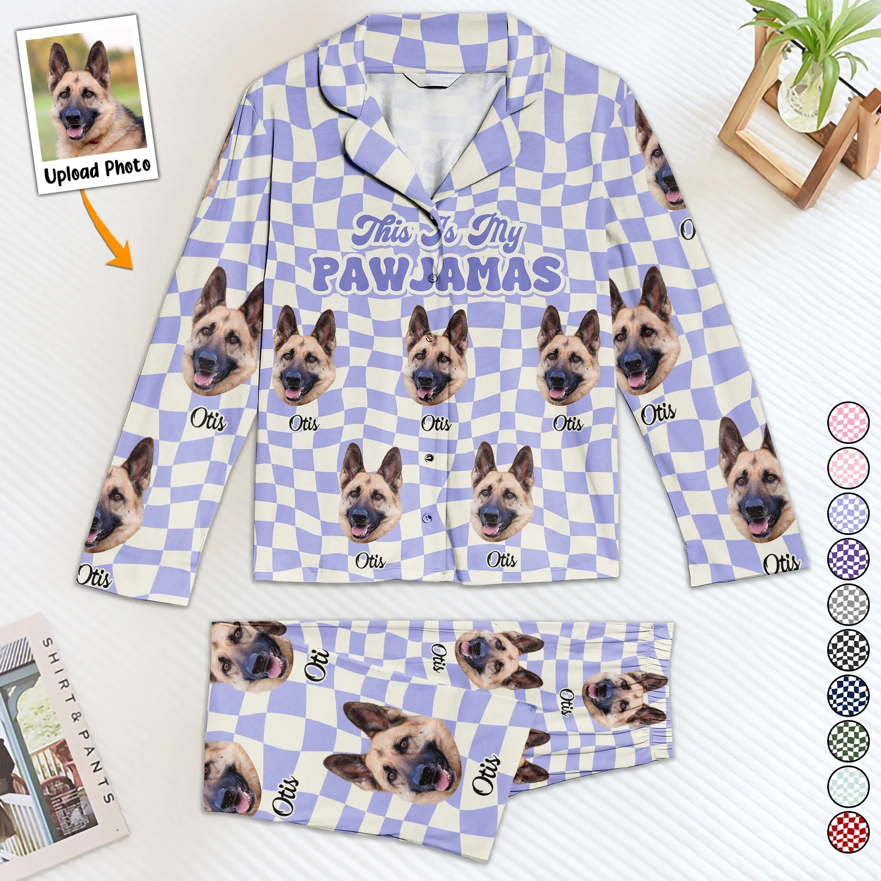 Custom Pet Face - Pawjamas - Personalized Photo Women's Pajamas Set