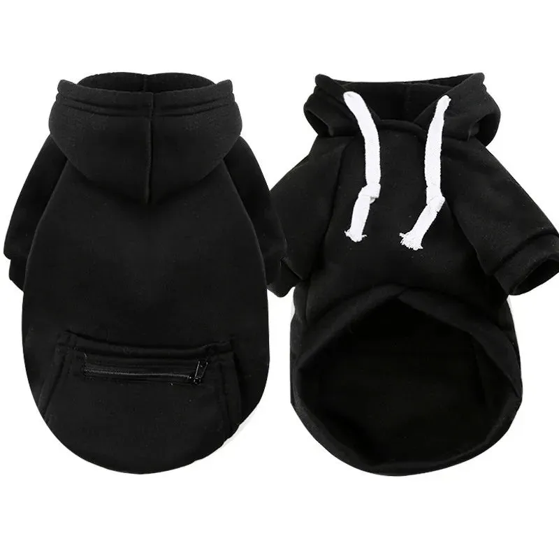 Dog Clothes For Winter Warm Pet Dog Clothes for Large Dogs Fashion Puppy Sweaters Cute Print Cat Hoodies Soft Pet Kitten Outfits Bulldog Clothes
