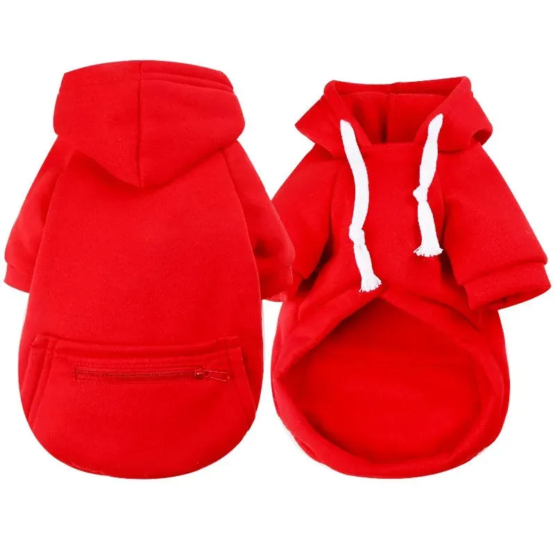 Dog Clothes For Winter Warm Pet Dog Clothes for Large Dogs Fashion Puppy Sweaters Cute Print Cat Hoodies Soft Pet Kitten Outfits Bulldog Clothes