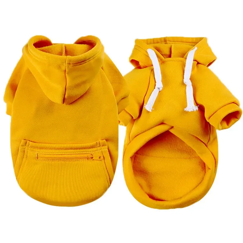 Dog Clothes For Winter Warm Pet Dog Clothes for Large Dogs Fashion Puppy Sweaters Cute Print Cat Hoodies Soft Pet Kitten Outfits Bulldog Clothes