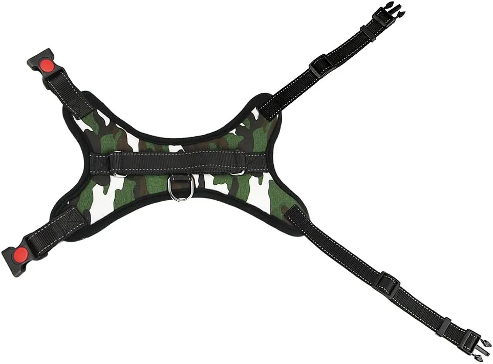 Dog Harness with Handle and Leash Set Pet Training Walking Supplies No-Pull Pet Vest to Prevent Tugging Pulling Choking, Camo
