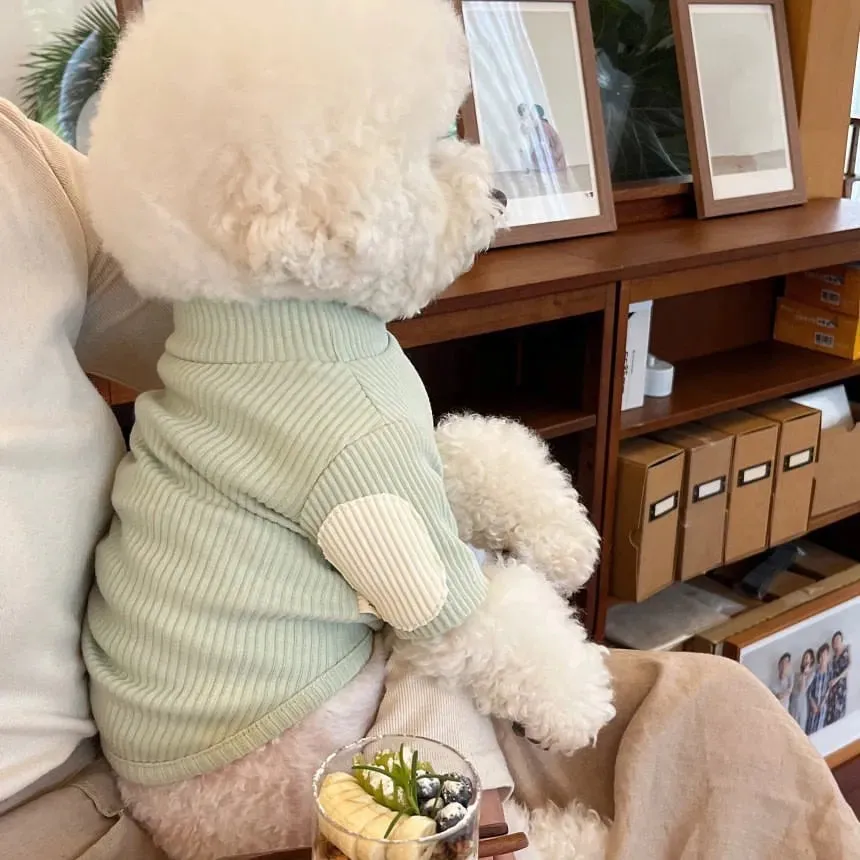 Dress Your Pup in Winter Elegance: Fashion Pet Dog Bottoming Shirt - Keep Your Furry Friend Cozy and Stylish with Teddy Warm Two-Legged Clothing! 🐾❄️