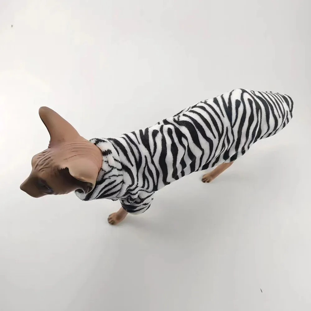 Fashion Winter Clothes for Sphynx Cats | Soft & Warm Comfort Thickened Outfits for Hairless Cats & Kittens