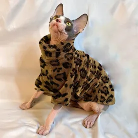 Fashion Winter Clothes for Sphynx Cats | Soft & Warm Comfort Thickened Outfits for Hairless Cats & Kittens