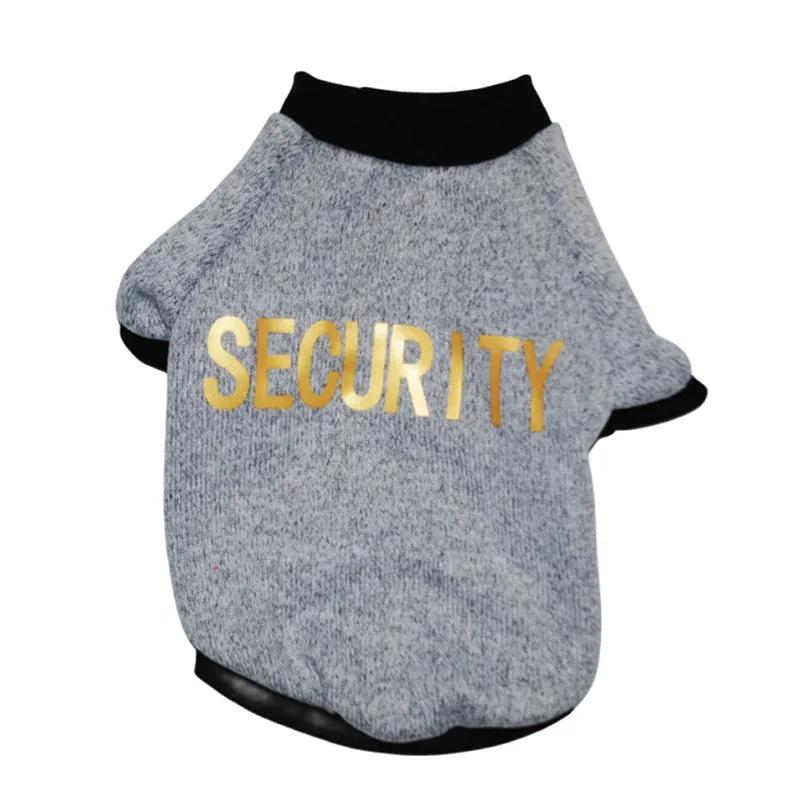 Fleece Lettered Pet Sweater