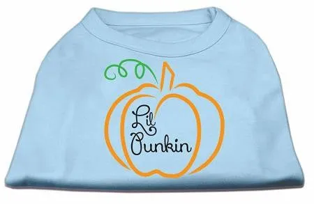 Lil Punkin Screen Print Dog Shirt Baby Blue XXL (18)