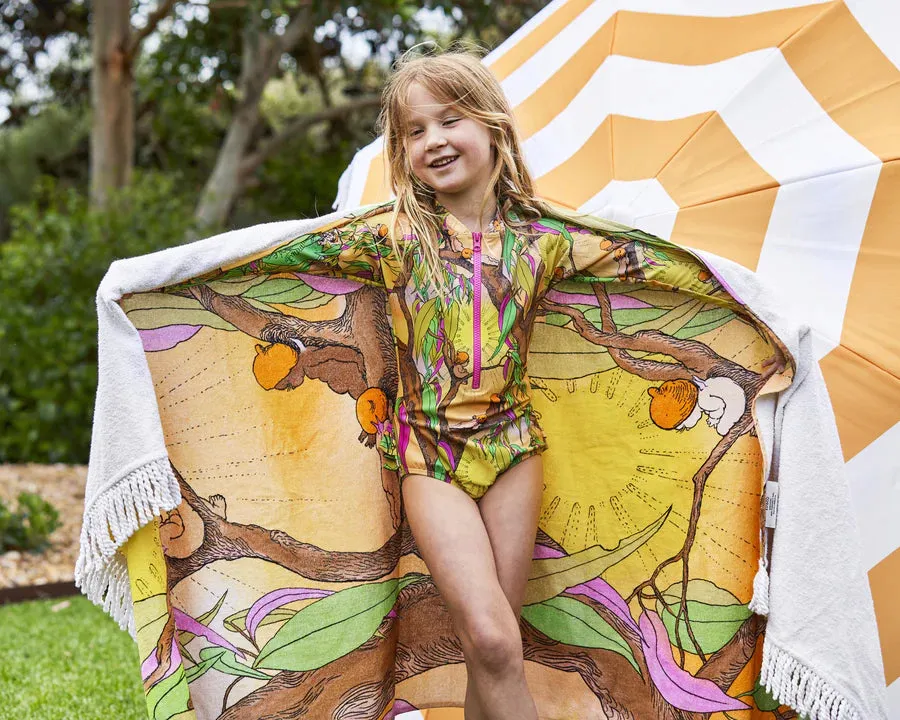 May Gibbs Sunrise Delight LS Bathers
