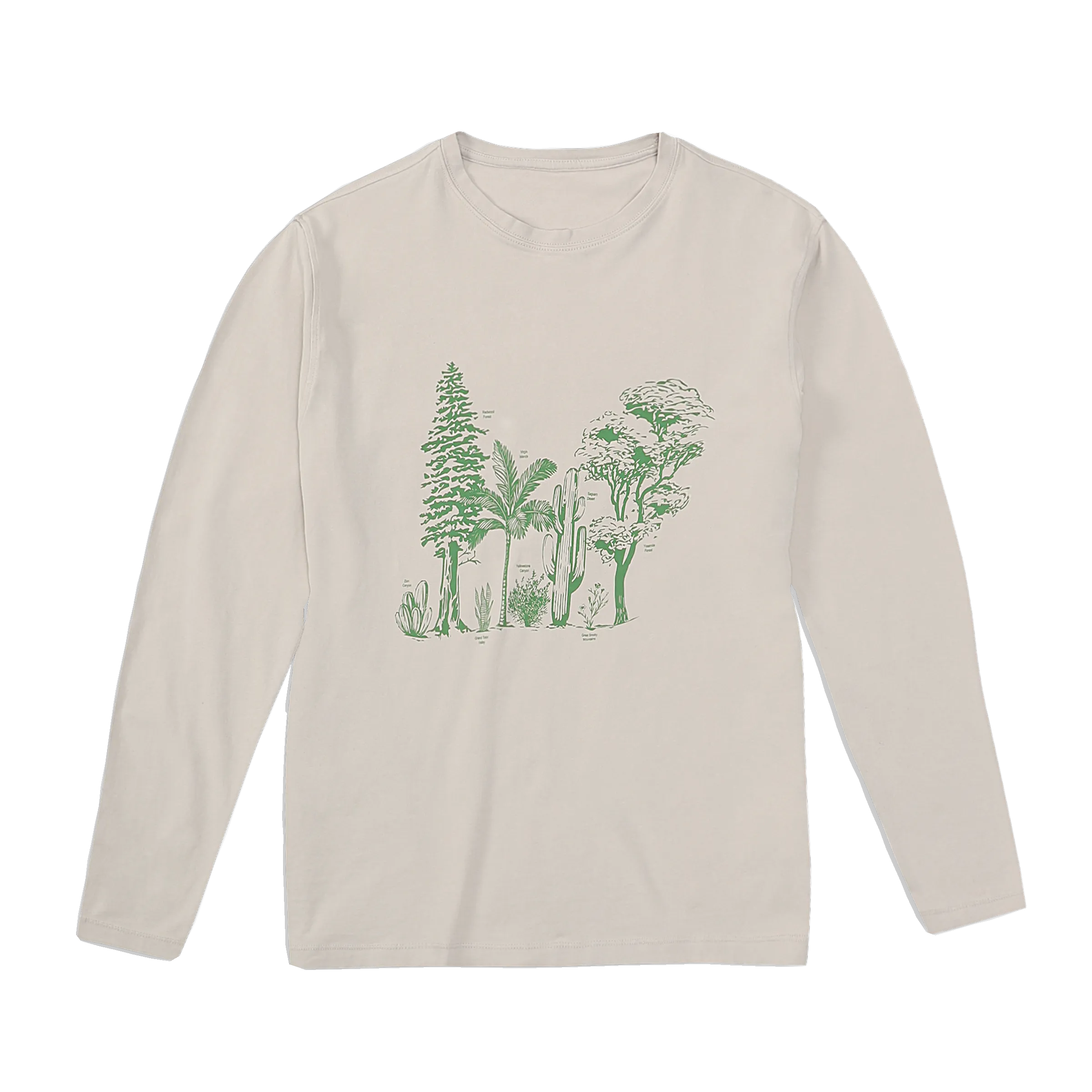 Natural Dye Graphic Long Sleeve