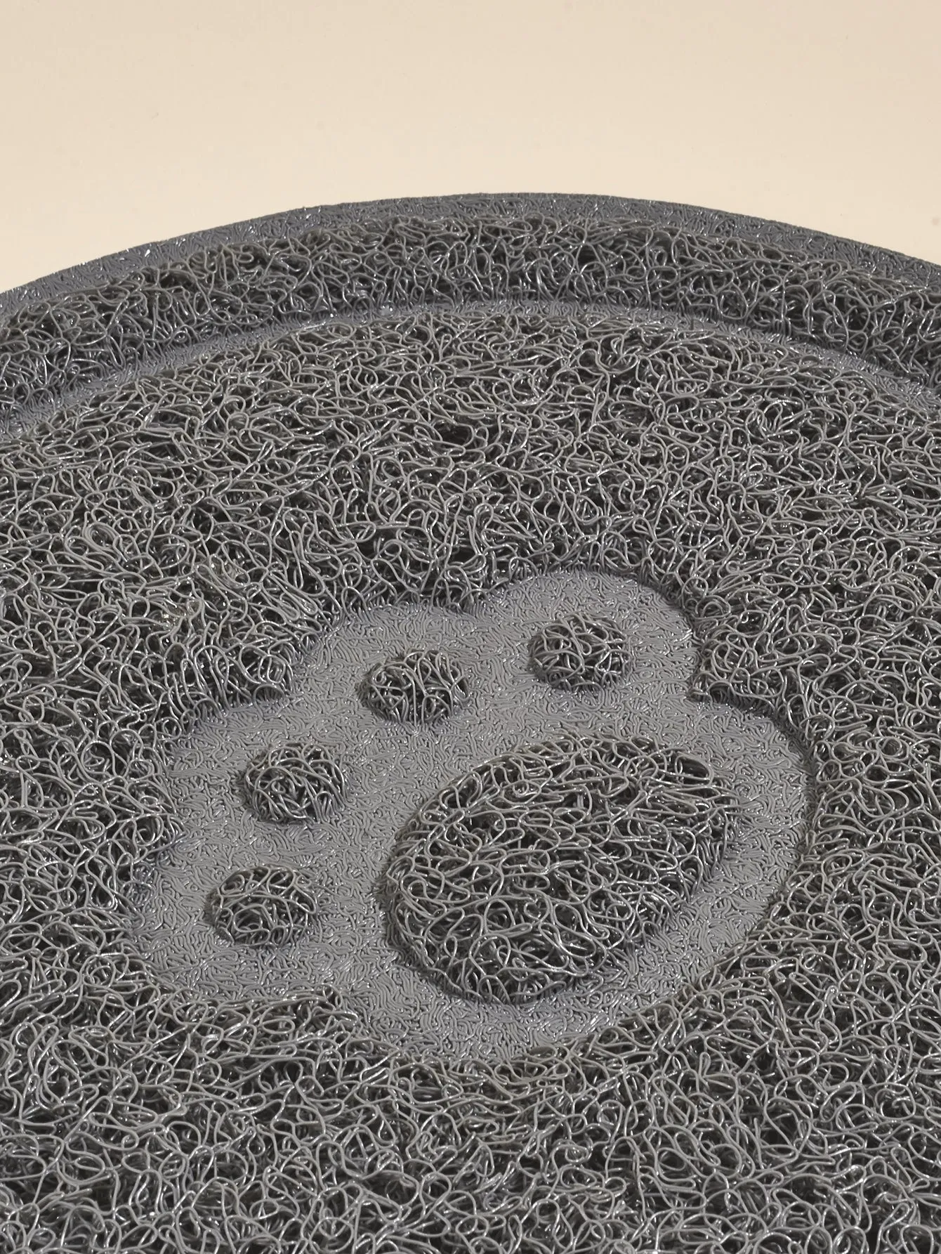 Paw Fish Bone Pattern Cat Litter Mat