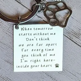 Pet Bereavement Key Chain, Key Holder