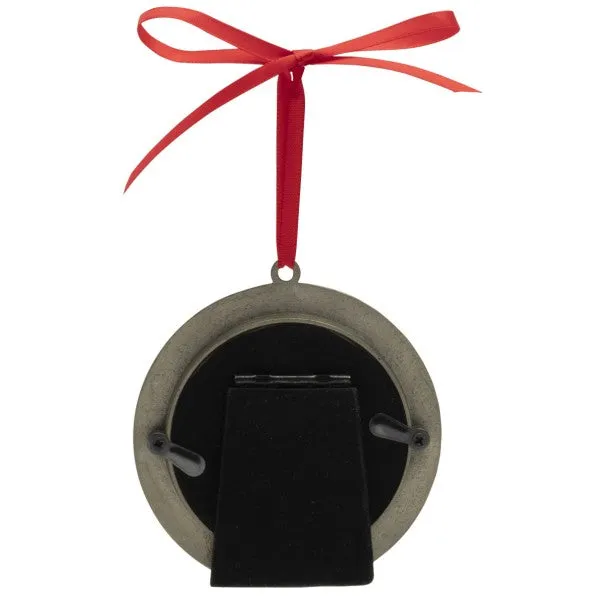 Pewter Fur Baby Pet Photo Ornament