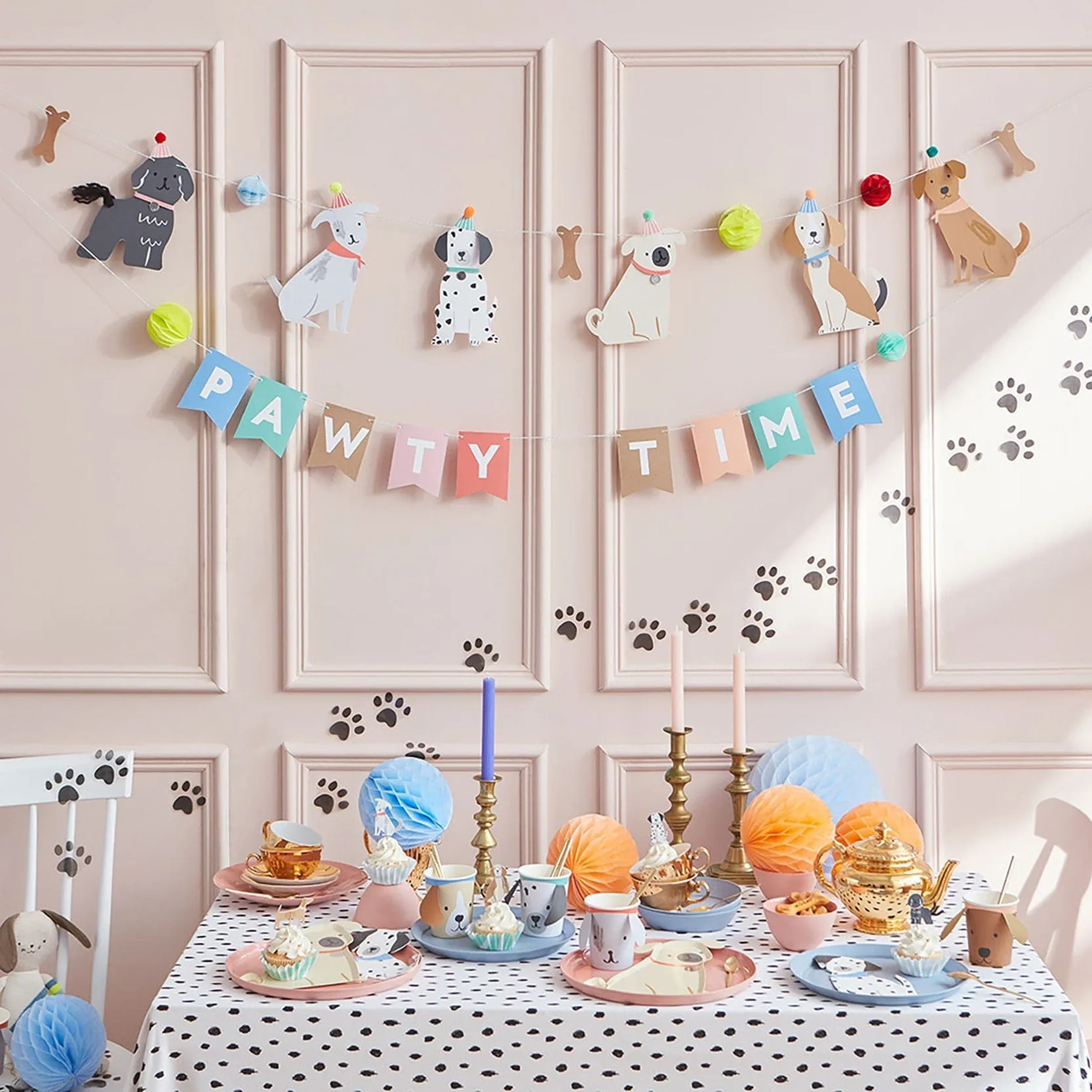 Puppy Party Pawty Time Garland