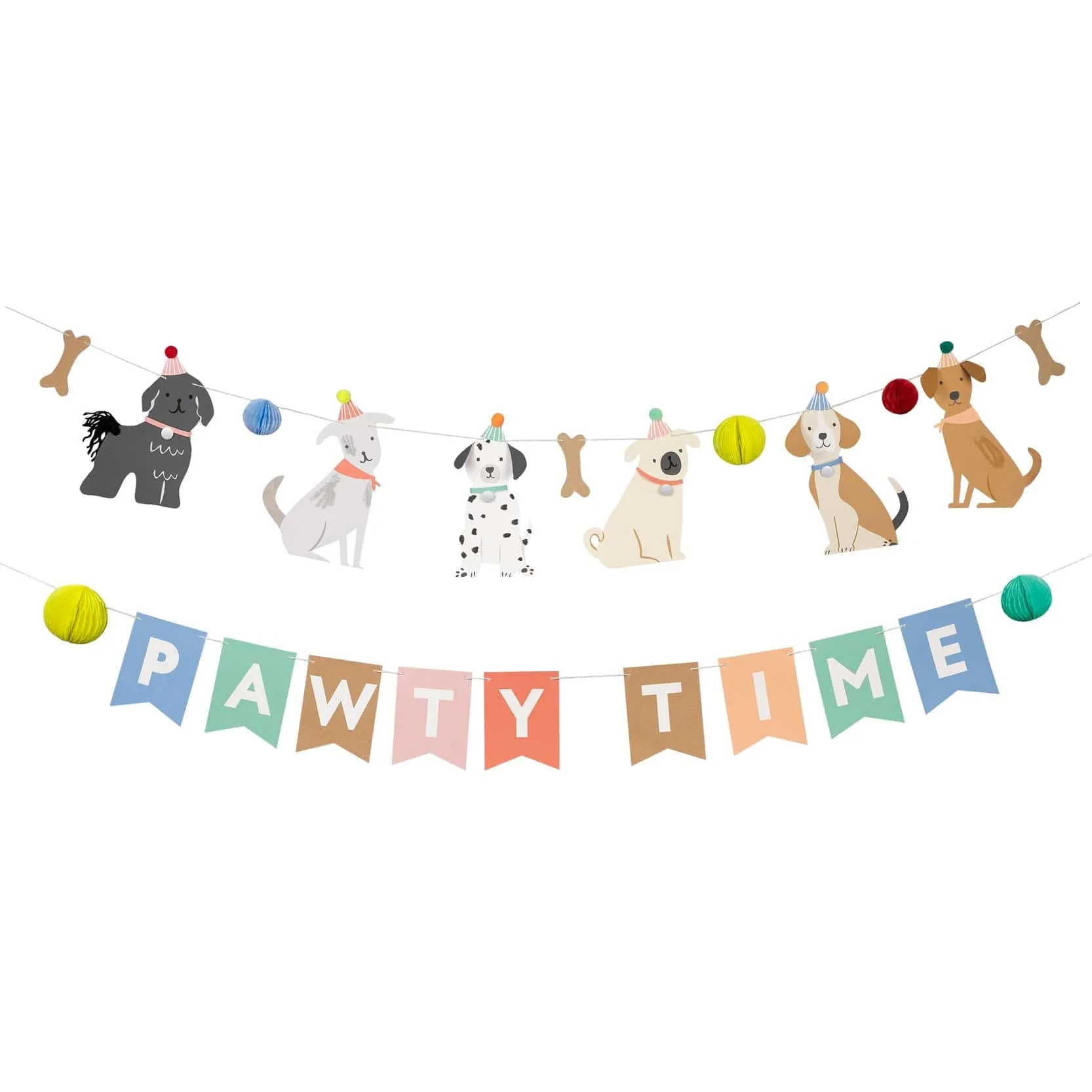 Puppy Party Pawty Time Garland