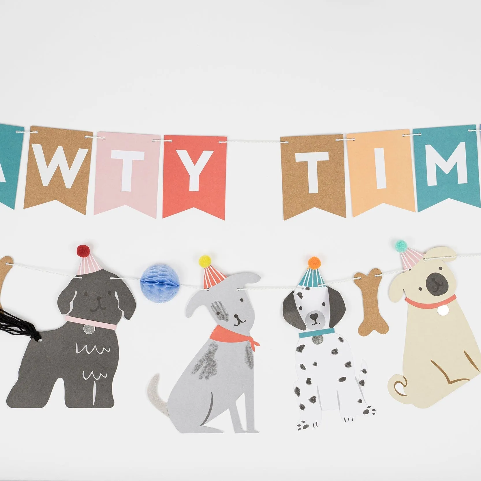 Puppy Party Pawty Time Garland