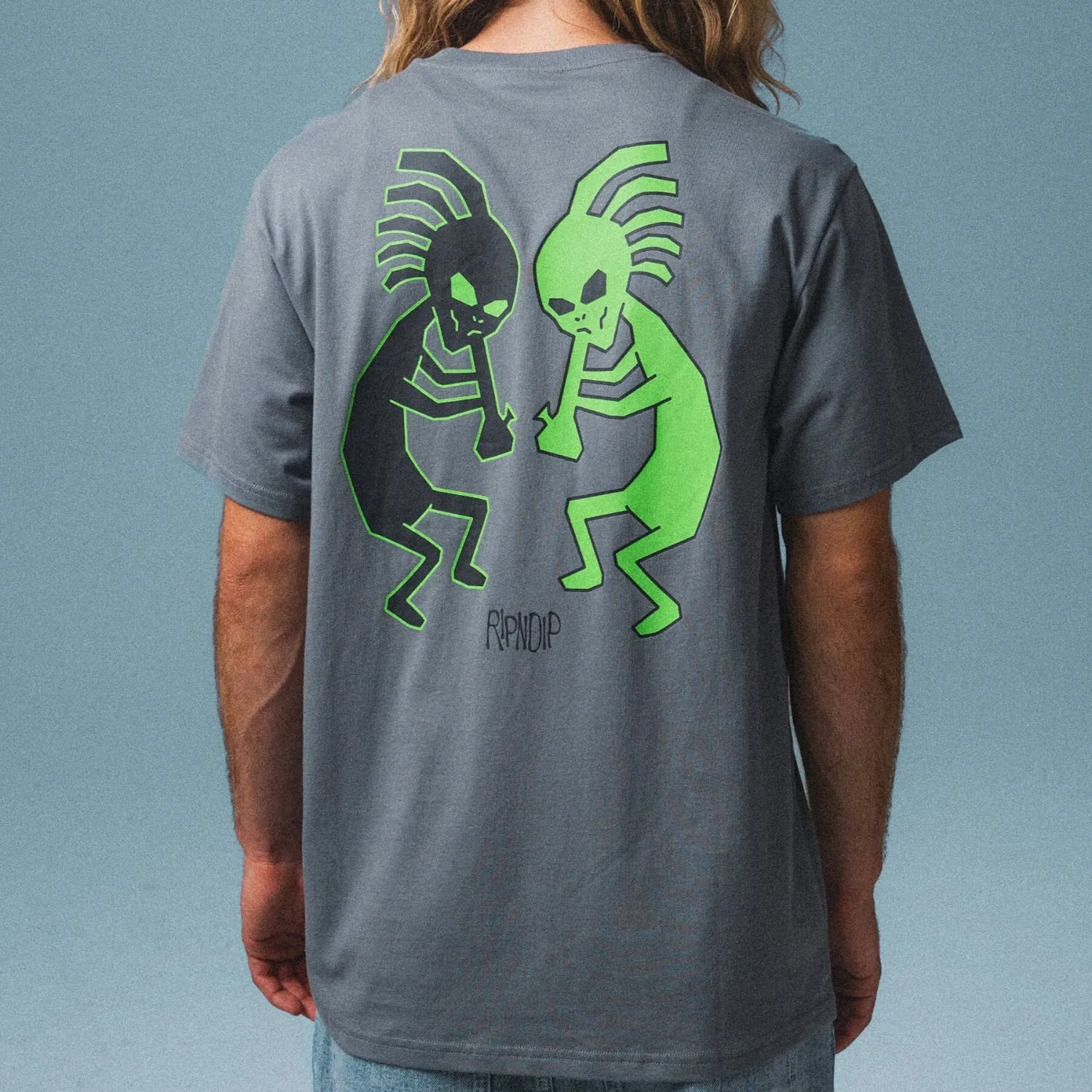 Ripndip We Were Here T-Shirt - Charcoal