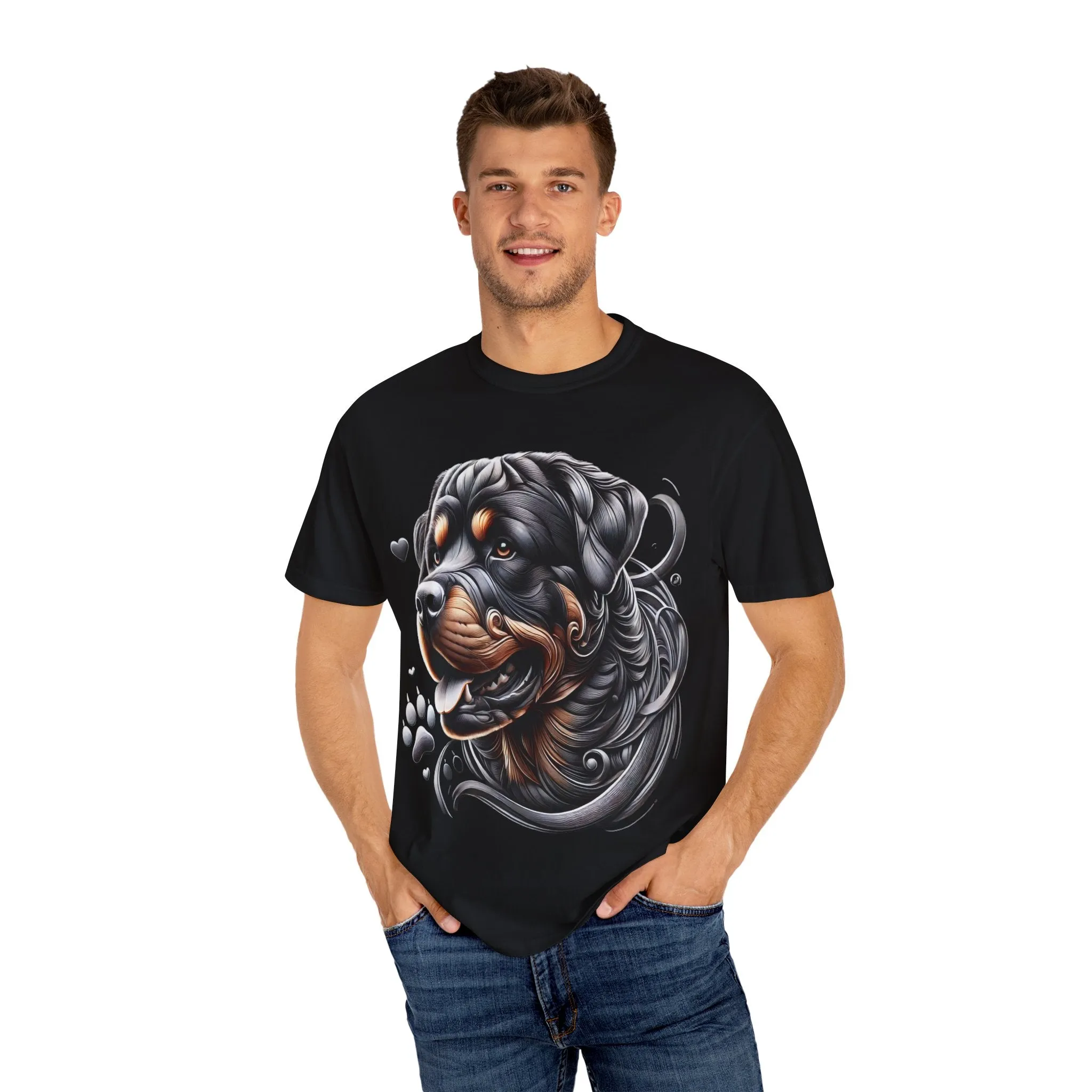 Rottweiler Art Unisex T-Shirt - Unique Pet Lover Gift
