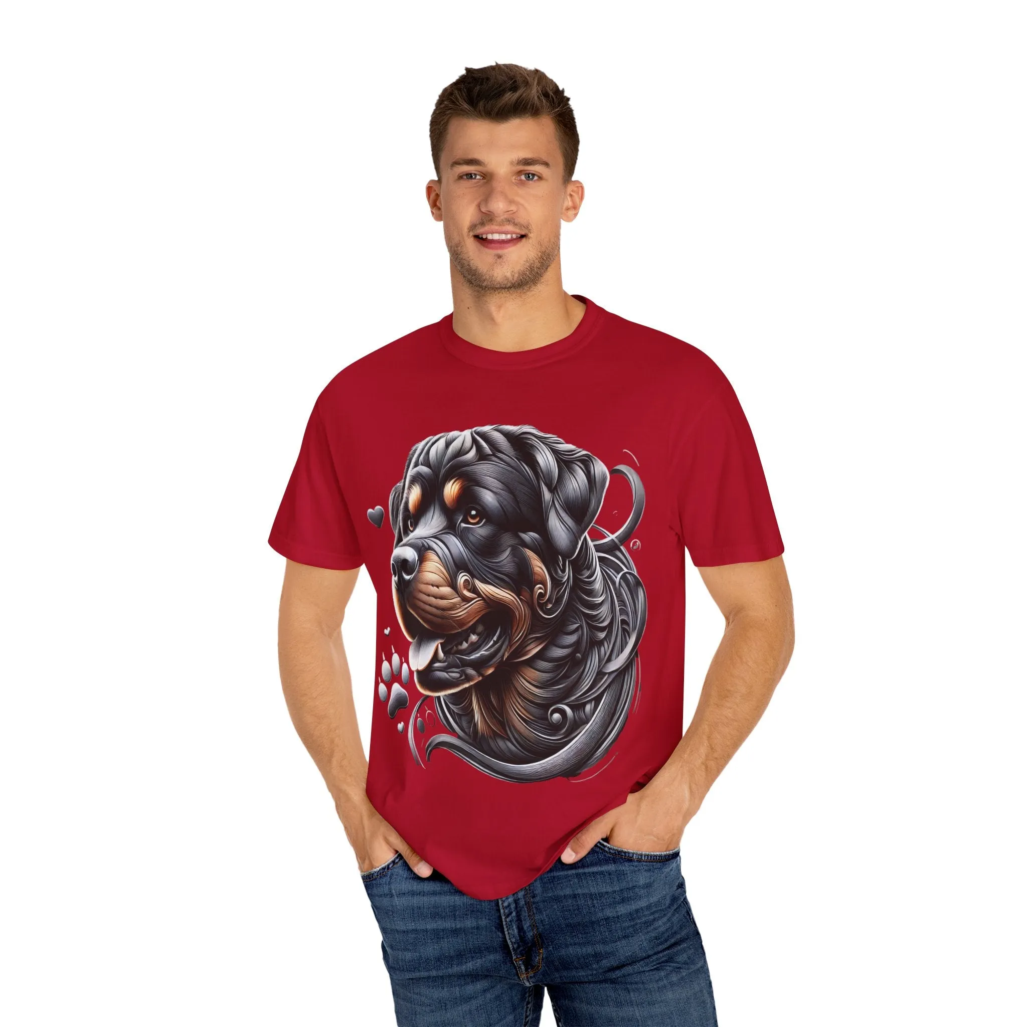 Rottweiler Art Unisex T-Shirt - Unique Pet Lover Gift