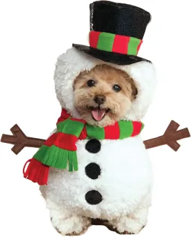 Rubies Walking Snowman Pet Costume, Small for Themed Parties and Halloween