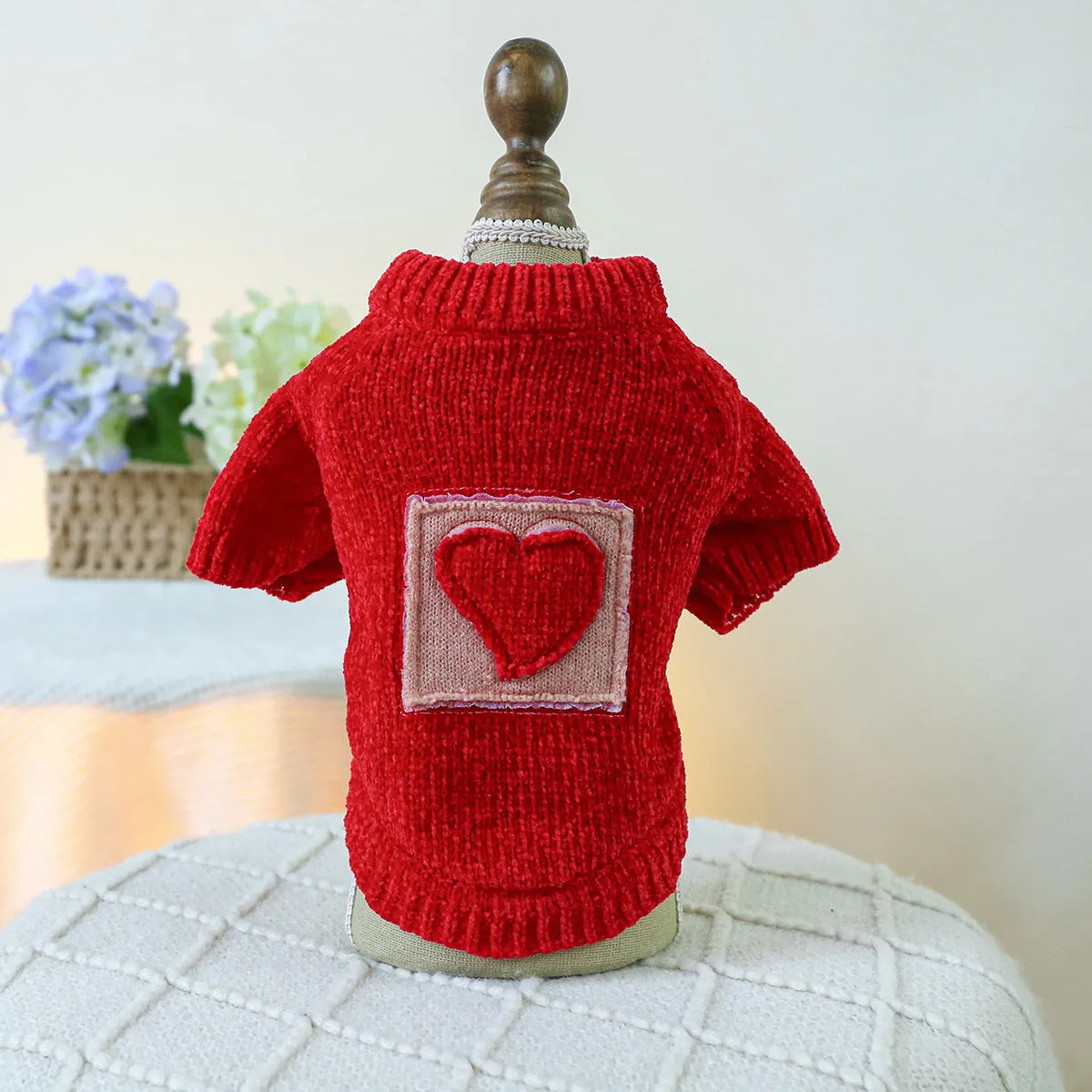 Spot Cross-Border Hot-Selling Pet Clothes | Star Sweater for Dogs & Cats | Autumn and Winter | Source Factory Direct Sales | One-Piece