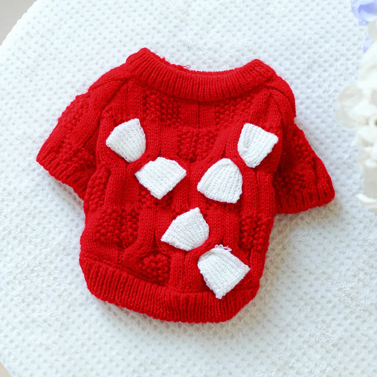 Spot Cross-Border Hot-Selling Pet Clothes | Star Sweater for Dogs & Cats | Autumn and Winter | Source Factory Direct Sales | One-Piece