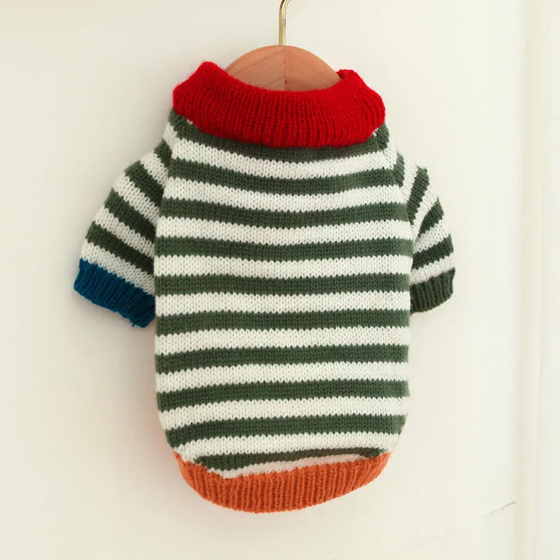 Spot Cross-Border Hot-Selling Pet Clothes | Star Sweater for Dogs & Cats | Autumn and Winter | Source Factory Direct Sales | One-Piece