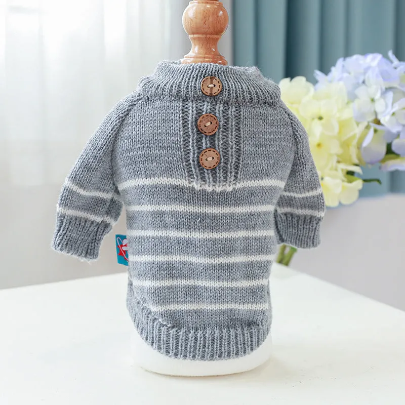 Spot Cross-Border Hot-Selling Pet Clothes | Star Sweater for Dogs & Cats | Autumn and Winter | Source Factory Direct Sales | One-Piece