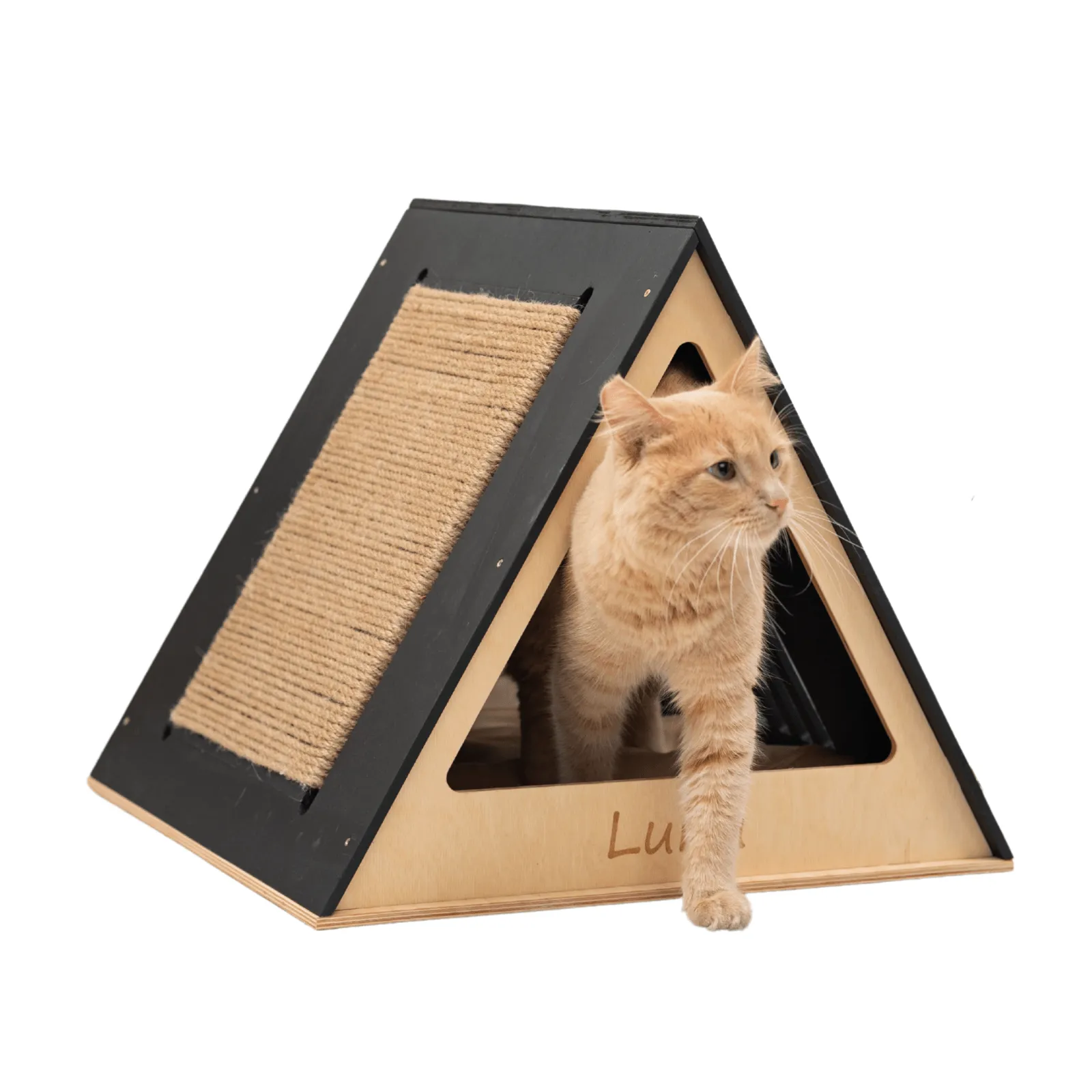 Stylish Wooden Cat Houses - White