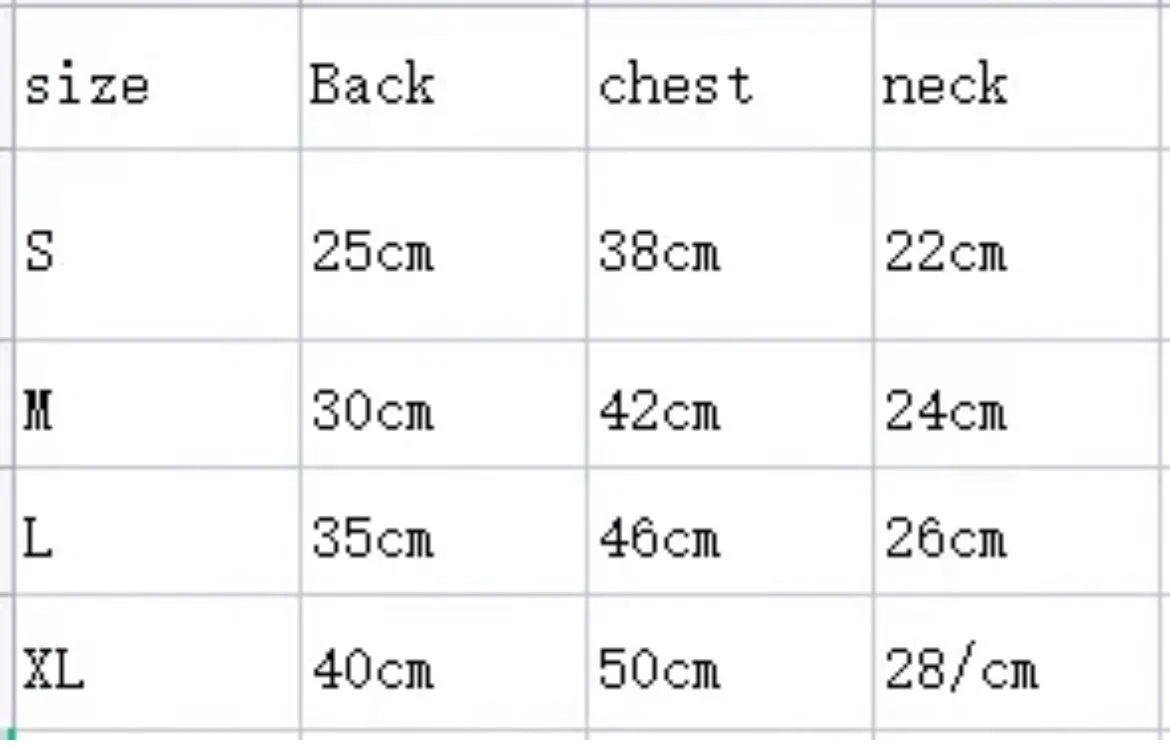 Summer Shirt Breathe Pet Clothe for small dogs or Cats