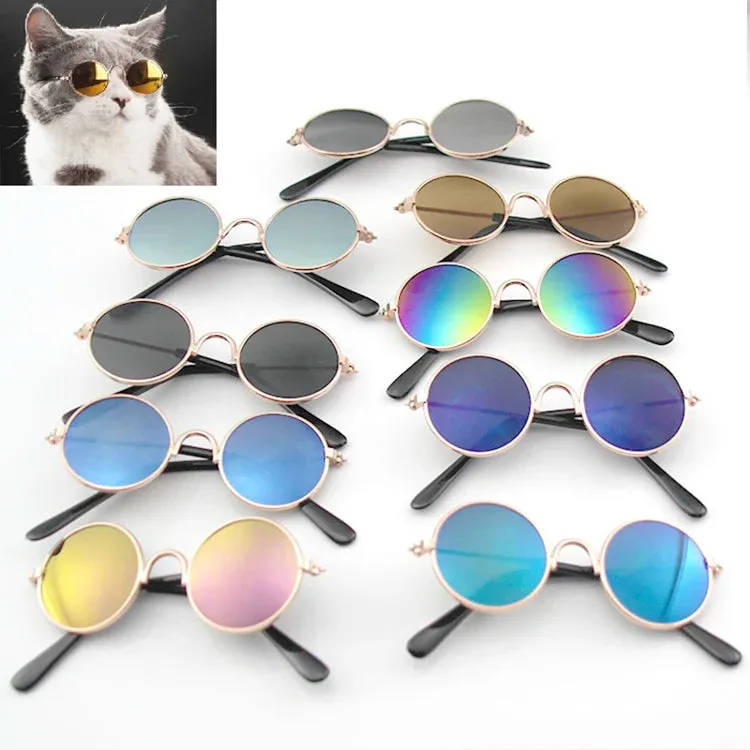 Vintage Round Pet Sunglasses