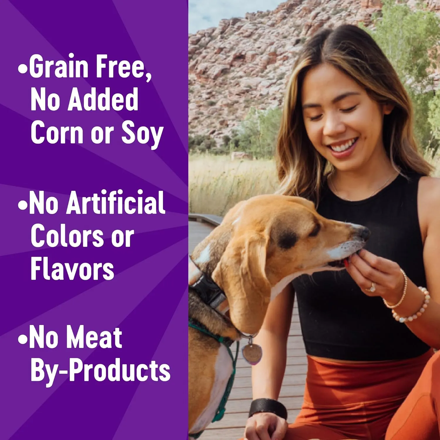 Wellness Puppy Treats, Natural, Training Treat, Grain Free, Crunchy Chicken & Carrot (6 Ounce bag)