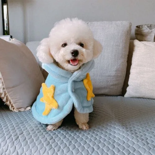 Wizard Fleece Cloak Pet Costumes
