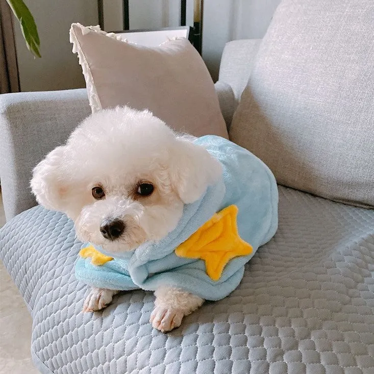 Wizard Fleece Cloak Pet Costumes