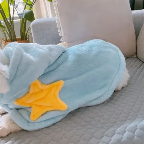 Wizard Fleece Cloak Pet Costumes