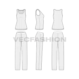 Women's Sleepwear Pajama Suit